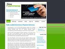 Tablet Screenshot of dowcommerce.net